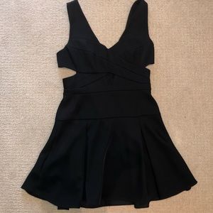 bcbg black dress